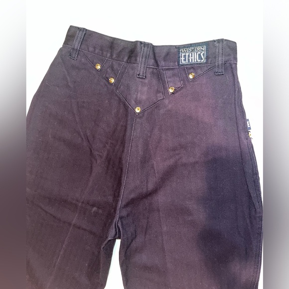 Western Ethics Bareback Jeans Size 3/4 Extra Long - Picture 5 of 10